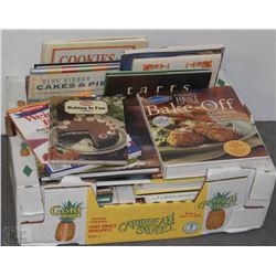FLAT OF COOK BOOKS