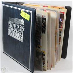 BINDER OF A LOT HOCKEY CARDS PROSET/OPEE 1987