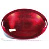 Image 1 : LARGE RED SERVING TRAY