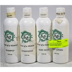 NEW SALON SHAMPOO, CONDITIONER, BODY