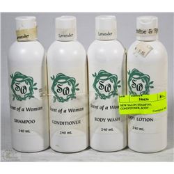 NEW SALON SHAMPOO, CONDITIONER, BODY