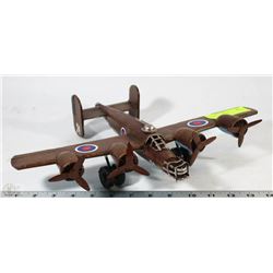 METAL BOMBER PLANE