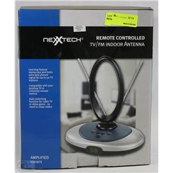 NEXTECH REMOTE CONTROLLED TV/FM INDOOR ANTENNA