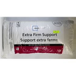 NEW MAINSTAYS EXTRA FIRM SUPPORT PILLOW ,20"BY28"