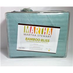 MARTHA STEWART TEAL KING SZ SHEET SET