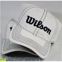 BAG OF TWO NEW "WILSON "GOLF HATS WITH TAGS