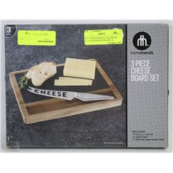 NEW HOMETRENDS 3PCS CHEESE ACACIA WOOD BOARD SET &