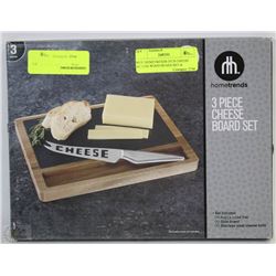 NEW HOMETRENDS 3PCS CHEESE ACACIA WOOD BOARD SET &
