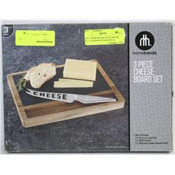NEW HOMETRENDS 3PCS CHEESE ACACIA WOOD BOARD SET &