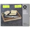Image 1 : NEW HOMETRENDS 3PCS CHEESE ACACIA WOOD BOARD SET &
