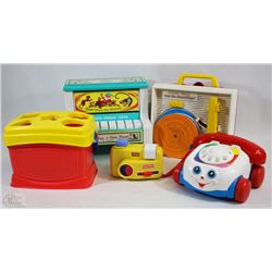 FLAT OF VINTAGE "FISHER PRICE TOYS" MUSIC BOX RE