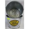 Image 1 : PAIR OF MIKE'S HARD LEMONADE GALVANIZED PAILS