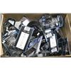 Image 1 : BOX OF VARIOUS AUDIO/VIDEO CABLES, MODULATORS, AND