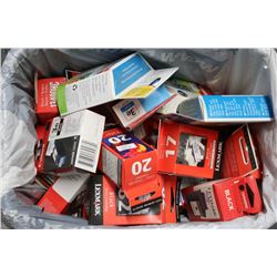 BOX OF PRINTER CARTRIDGES