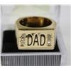 Image 1 : GOLD PLATED RING DAD GIFT SIZE10