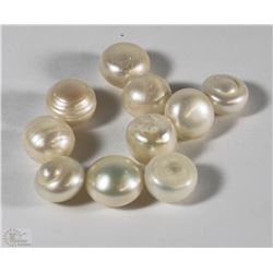 124) FRESH WATER PEARLS 10PCS 71.5CT