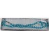 Image 1 : #45- SEA SHELL PEARL NECKLACE 17" SKY BLUE