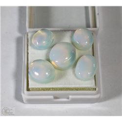 140) NATURAL MOONSTONE 5PCS 32.5CT