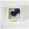 Image 1 : 79) NATURAL BLUE SAPPHIRE 2PCS TOTAL 14.5CT