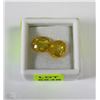 Image 1 : 107) LAB CREATED YELLOW SAPPHIRE 2PCS 12CT