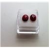 Image 1 : LOT OF 2 MATCHED OVAL RUBY GEMSTONES