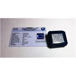 LARGE NATURAL SAPPHIRE & COA