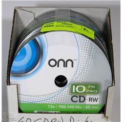 60 CD-RW MEDIA DISCS