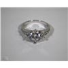 Image 1 : WHITE GOLD FILLED/PLATED RING SIZE 7