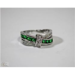 WHITE GOLD FILLED/PLATED RING SIZE 7