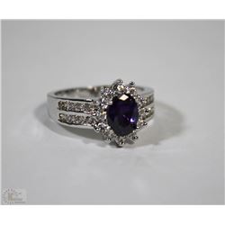 WHITE GOLD FILLED/PLATED RING SIZE 7