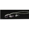 Image 1 : FASHION NECKLACE & EARRING SET - PURPLE GEMS