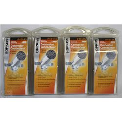 BOX WITH 4 NEW 6 ROUND TRAILER CONNECTORS