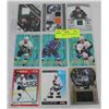 Image 1 : SHEET OF 9 COLLECTIBLE HOCKEY CARDS INCL.