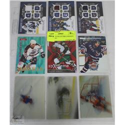 SHEET OF 9 COLLECTIBLE HOCKEY CARDS INCL.