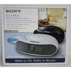 SONY AM/FM CD CLOCK RADIO