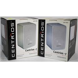 LOT OF 2 CENTRIOS -7 SPEAKERS