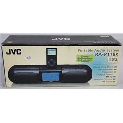 JVC PORTABLE AUDIO SYSTEM