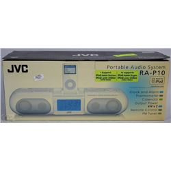 JVC PORTABLE AUDIO SYSTEM