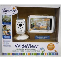 NEW SUMMER INFANT WIDE VIEW 5" DIGITAL COLOR VIDE