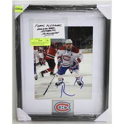 TOMAS PLEKANEC GUARANTEED AUTHENTIC AUTOGRAPH