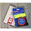 Image 1 : LOT OF 2 WESTWARD AUTO LOCK 16' MEASURING TAPE