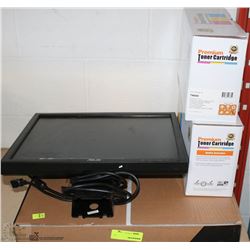 ASUS MONITOR WITH 2 TN 660 PRINTER CARTRIDGES
