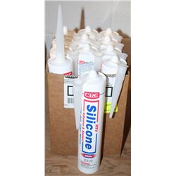 CASE WITH 12 TUBES OF RTV SILICONE AHESIVE/SEALANT