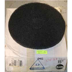 CASE OF 5 15" COMMERCIAL BUFFING PADS