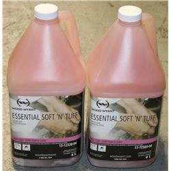 LOT WITH TWO 4L BOTTLES OF WOOD WYANT LOTION SOAP