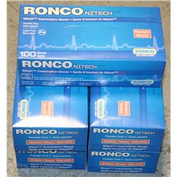 LOT WITH FIVE BOXES OF 100 RONCO SZ MEDIUM