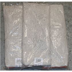 LOT OF THREE CUT END MOPS HEADS ON CHOICE