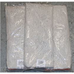 LOT OF THREE CUT END MOPS HEADS ON CHOICE