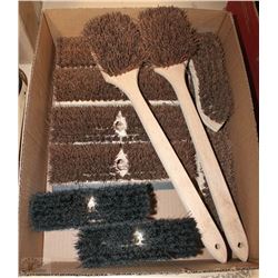 LARGE BOX OF ASSORTED BRUSHES AND HEADS ON CHOICE