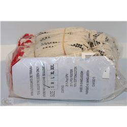 LOT OF 12 PAIRS OF SMALL WORK GLOVES